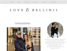 Tablet Screenshot of loveandbellinis.com